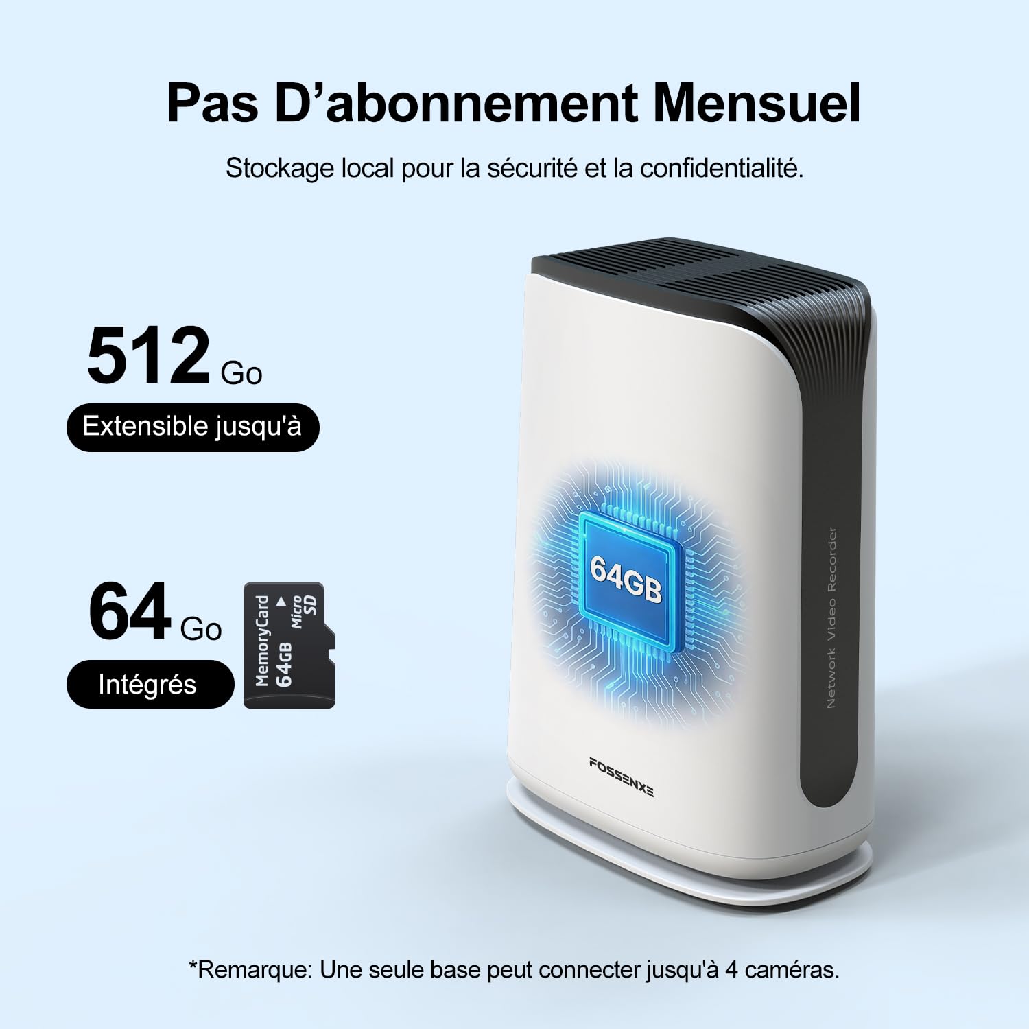 2K Camera Surveillance WiFi Exterieure sans Fil Solaire, 166° PIR