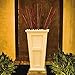 Mayne Fairfield 40" Tall Traditional Plastic Planter in White
