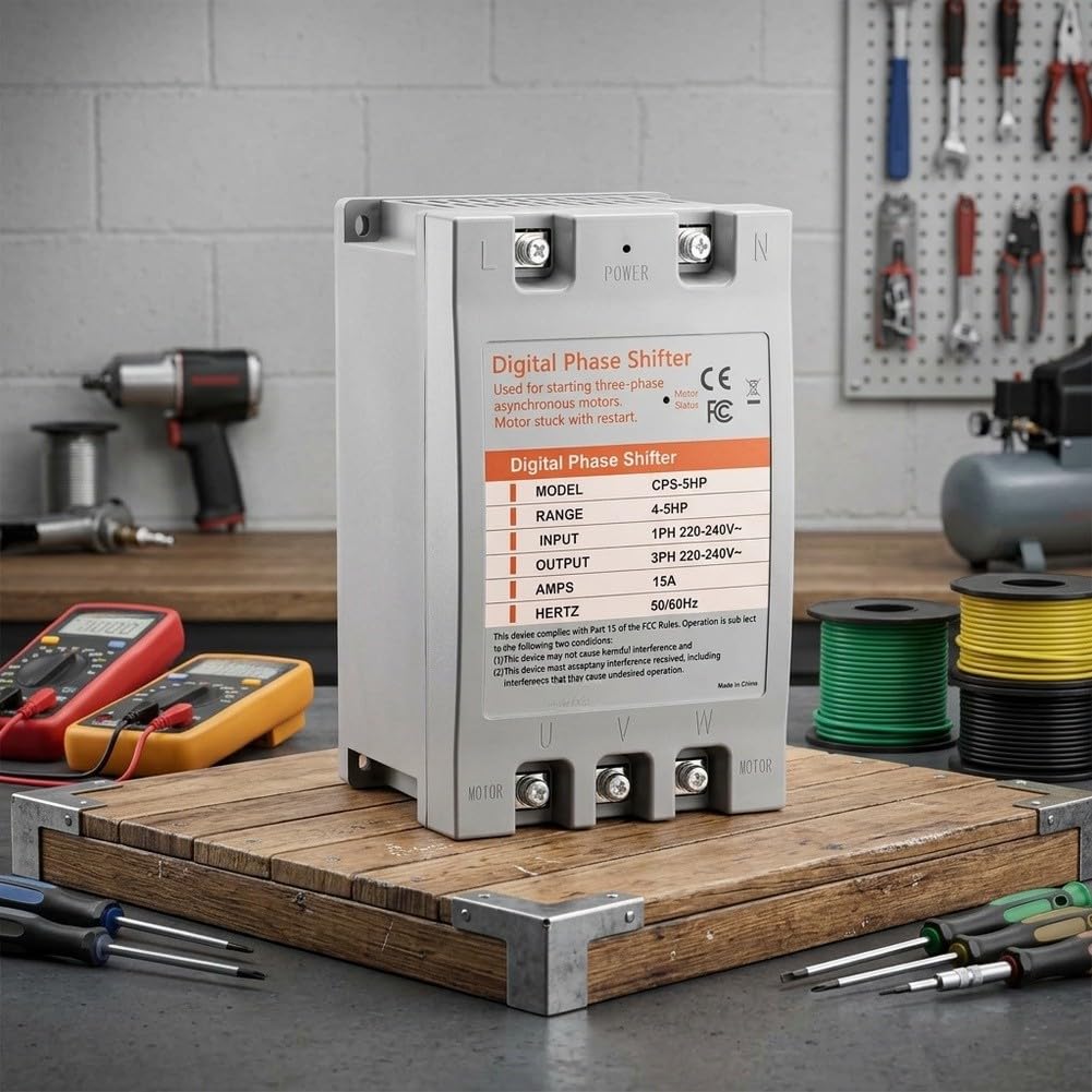 NbgrvB Einzel-zu-3-Phasen-Umrichter 5 PS, 220 V 15 A Digital für Phasens