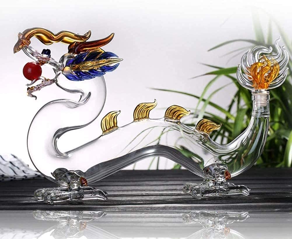 R♪ ナポレオン ガラス製 龍ボトル ブランデー ドラゴン Dragon with