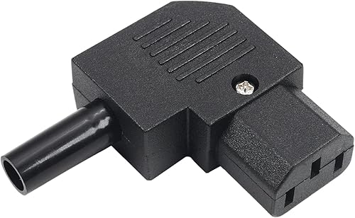 Fielect C13 Adaptador de enchufe de alimentación Conector de alimentación CA Enchufe de alimentación AC110-250V 10A 3 pines Terminales Adaptador en