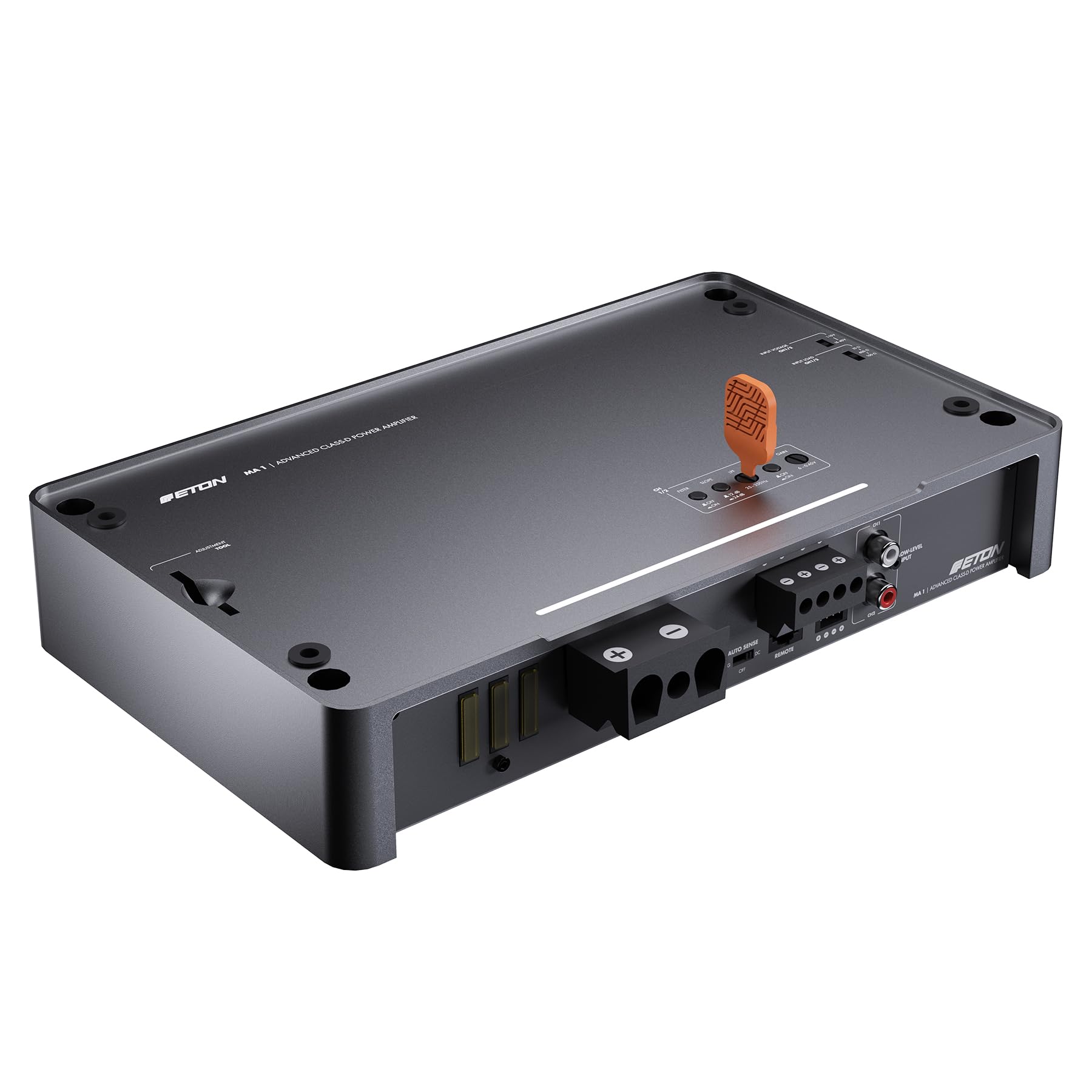 ETON MA 1 – kompakter 1 Kanal Verstärker, leistungsstarke Mini Subwoofer Endstufe für Autos und Reisemobile, Class D Monoblock mit 1 x 690 W