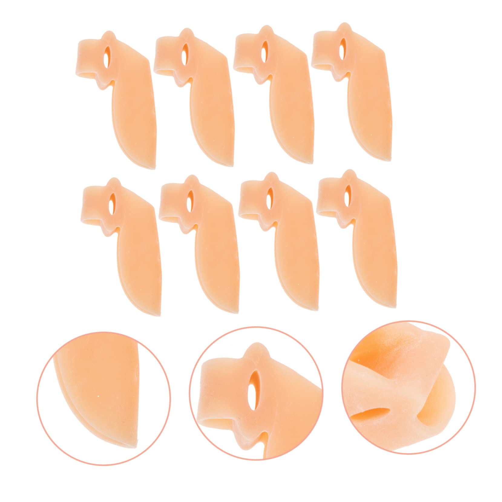 FOMIYES 4 Pairs Separators for Women Silicone Corrector for inside Shoes Household Correction Tool