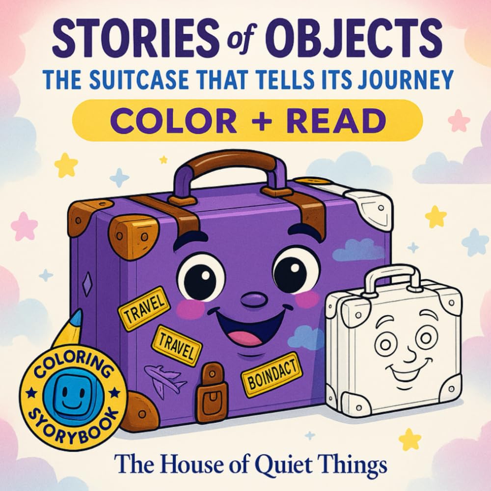 “The Suitcase That Tells Its Journey”: A Coloring and Story Book for Kids Who Love to Imagine (Stories of Objects)