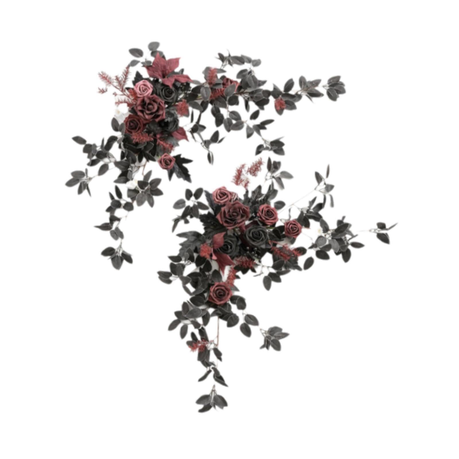 TWISAXC Front Door Floral Garland Wedding Decor Any Occasion Bringing Elegance And Beauty To Life Celebrations Beautifully Wedding Arrangements Decorative Crafting Outdoor