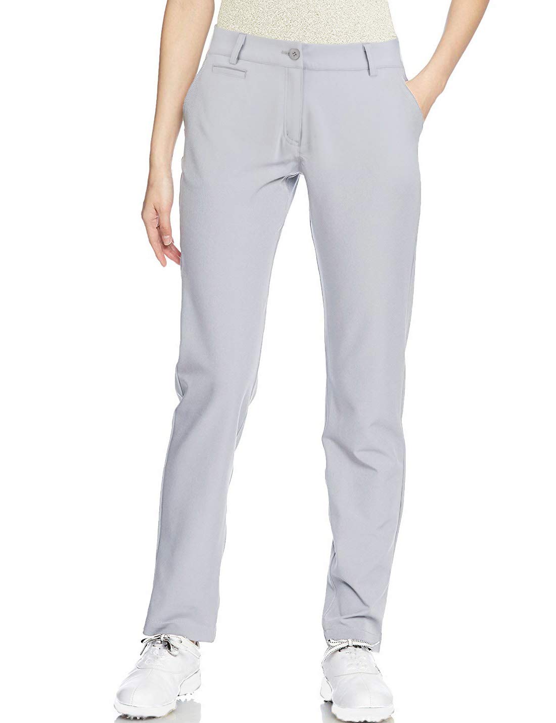 Lesmart Women Pants Golf Ladies Golf Trouser with Pockets Stretch Lightweight Straight Full Length Pants