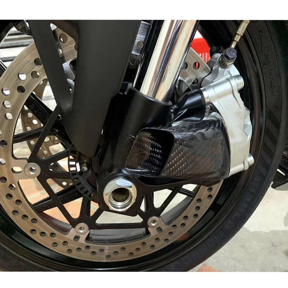 Conducto de aire Ajuste para Yamaha YZF-R7 pinza de fibra de carbono cubierta del radiador conductos de aire freno refrigeración accesorio del disipador de calor Enfriador de pinza de freno(Gloss)