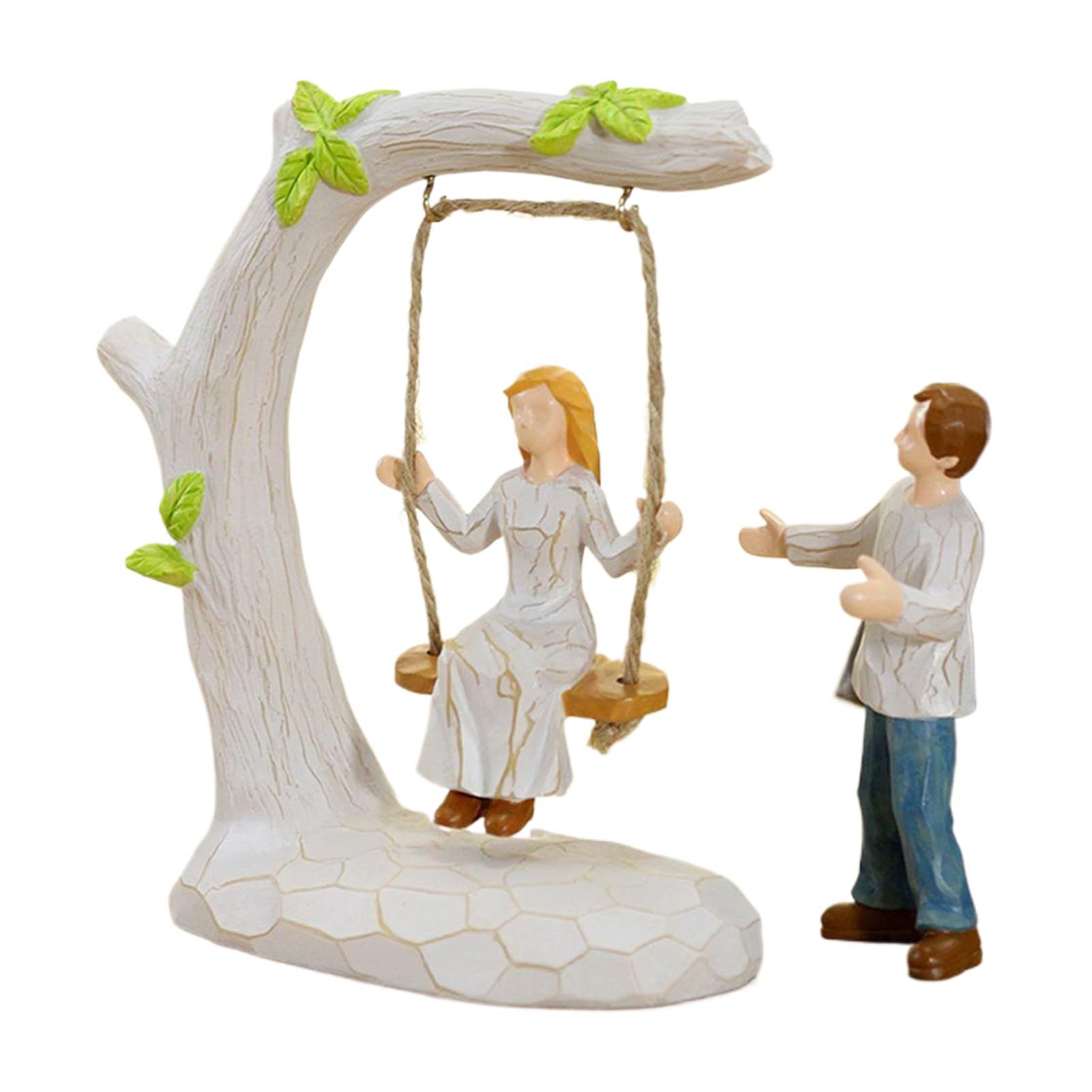 Statue Résine Déco Table et meuble TV pour salon moderne et romantique