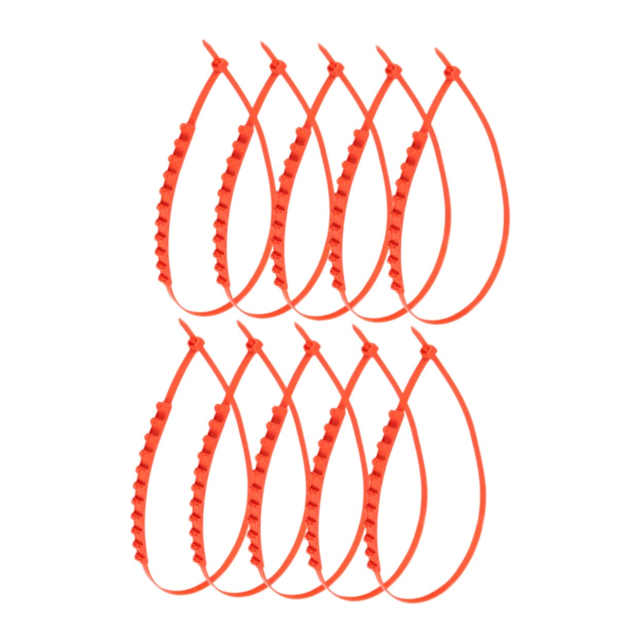 Homoyoyo 10pcs Tire Chains Set Winter Anti-skid for Car Alloy/aluminum Rim Fit Easy Install Non-slip Strap Chain Safety Kit