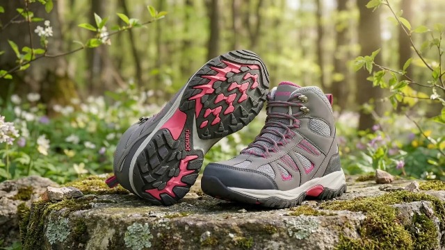 Scarpe Da Trekking Donna Impermeabili E Antiscivolo – Suola In Gomma, Ammortizzazione EVA, Supporto Caviglia Per Escursioni