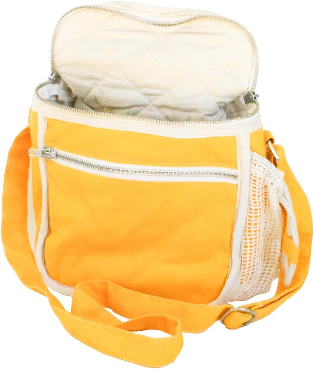 Simple Ecology Organic Canvas Lunch Bag – GOTS Certified, Washable, Reusable, Eco Friendly, Durable Lunch Tote (Insulated 9H × 8W × 4.5D in.) – Black