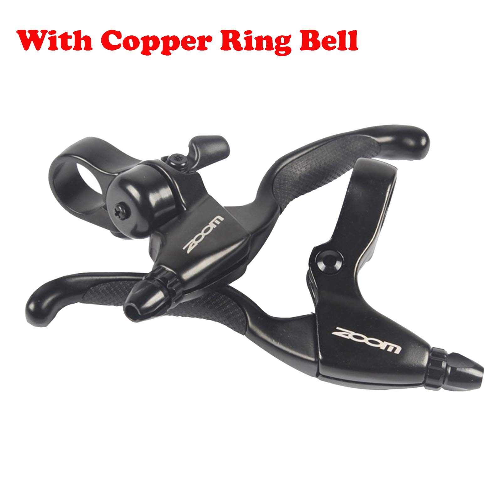Lot de 3 paires de leviers de frein pour VTT avec anneau de sonnette pour vélo V/C