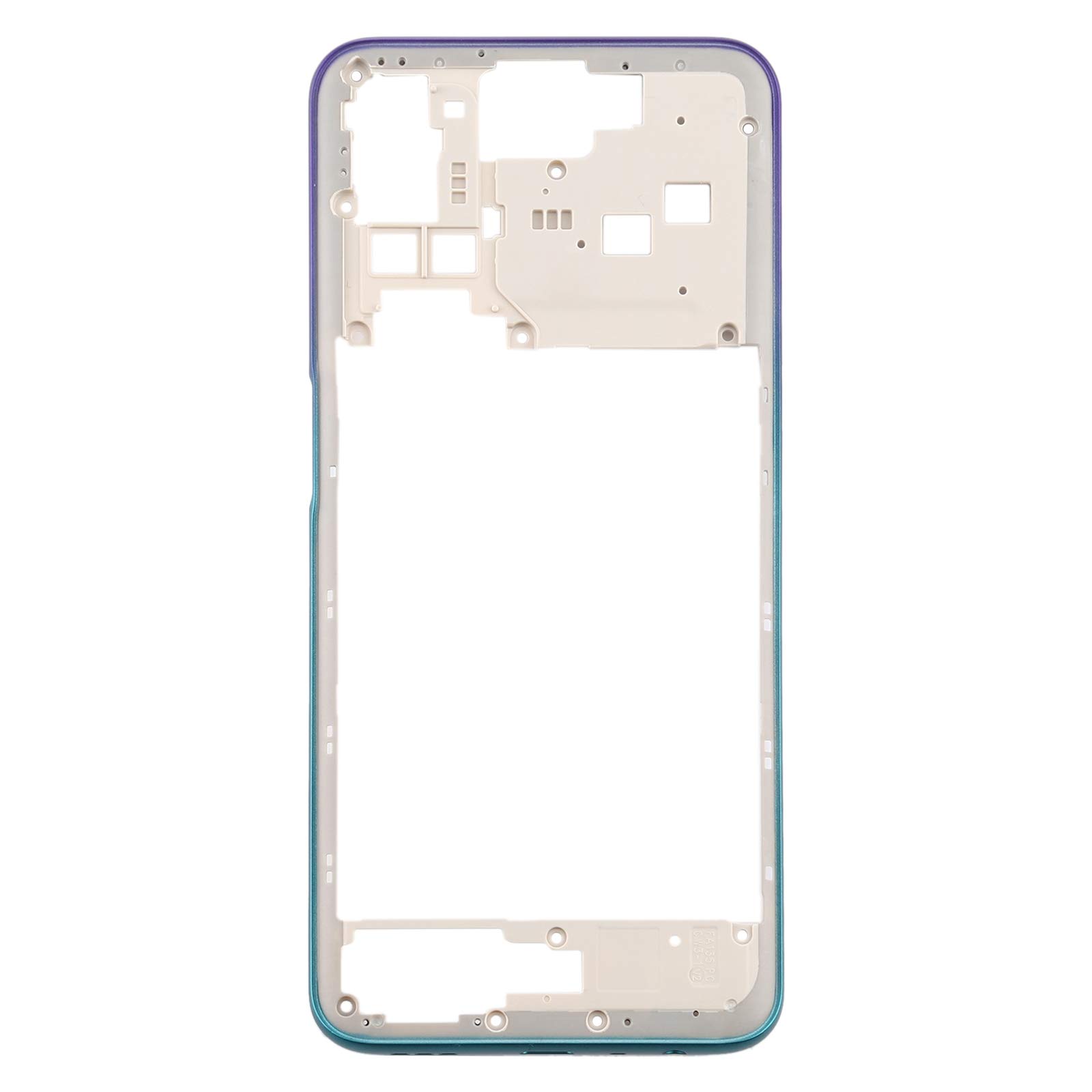 Parte di ricambio del telefono cellulare per OPPO A52 CPH2061 / CPH2069 / PADM00 / PDAM10 Middle Frame Bezel Plate Parte di riparazione