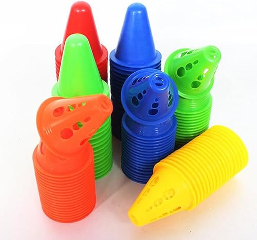 Miniatura 5 de 30 conos de entrenamiento, mini conos naranjas, mini conos de agilidad para niños, conos marcadores de entrenamiento, conos de tráfico de