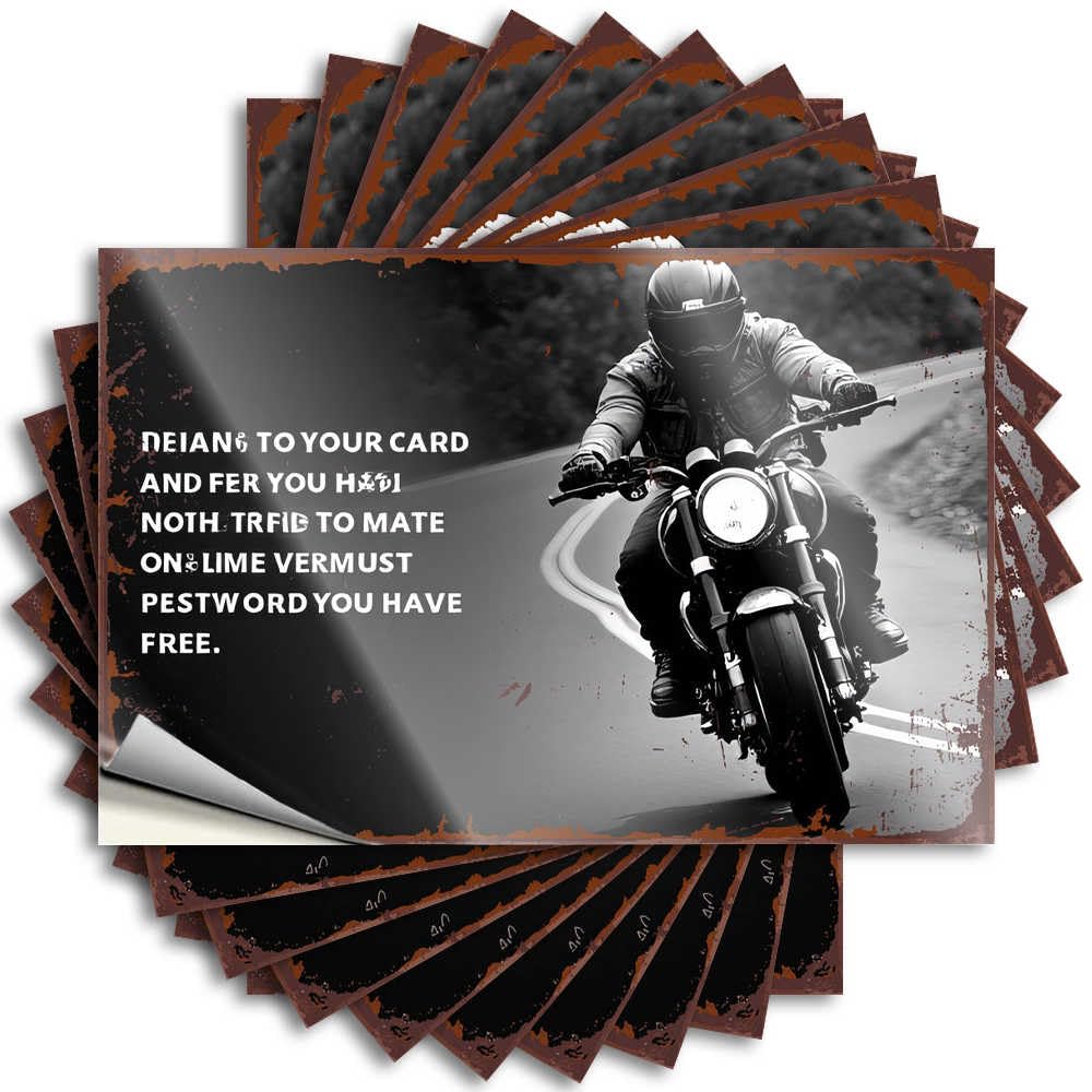 Decal Van | Cheap Hard Ride Free: Motorcycle Adventure Quote for Teacher(8X12CM)