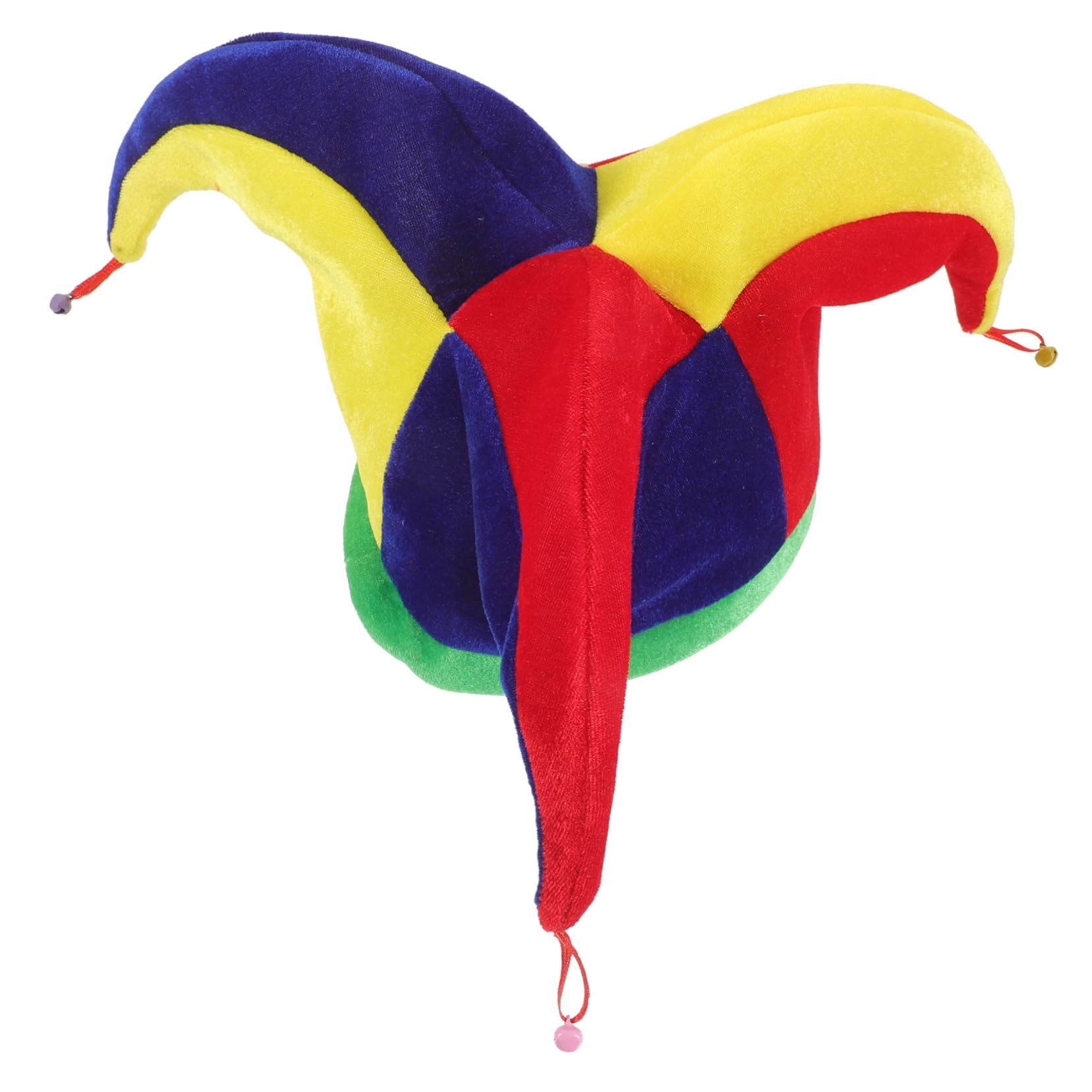 Veemoon Clown Hat 3-point Peak Costome Hat for Boys and Girls Parties Activities