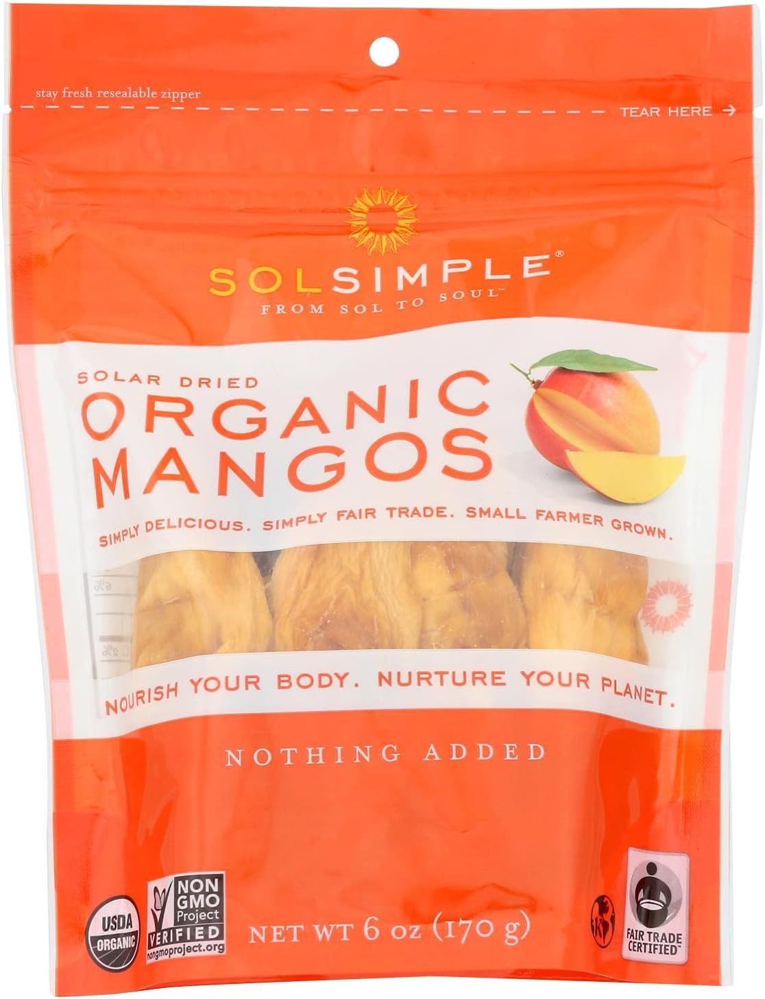 Dried Mango 6 Ounces (Case of 6)