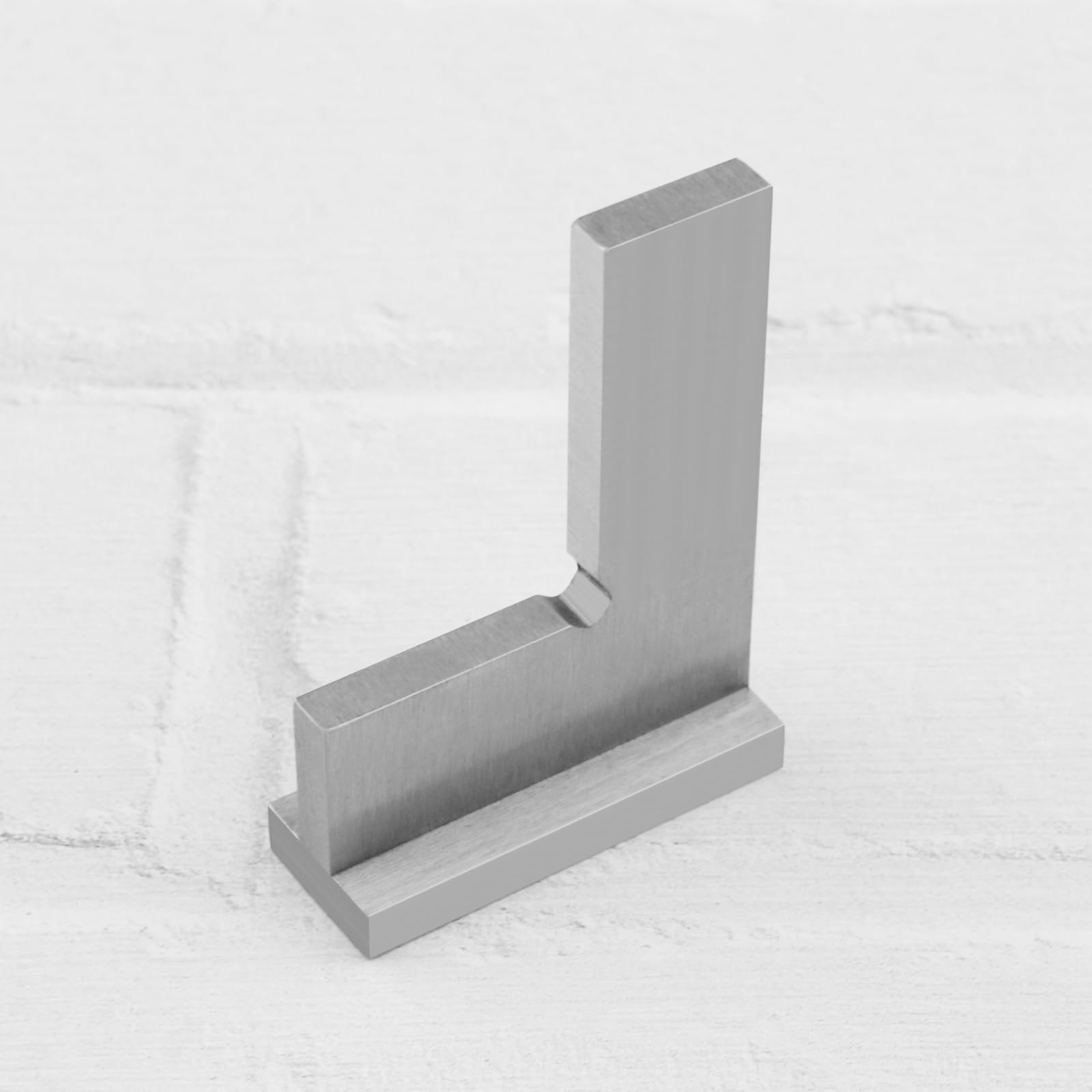 Regla Escuadra de Ingeniero Precisión DIN875/2 Acero al Carbono 50x40mm