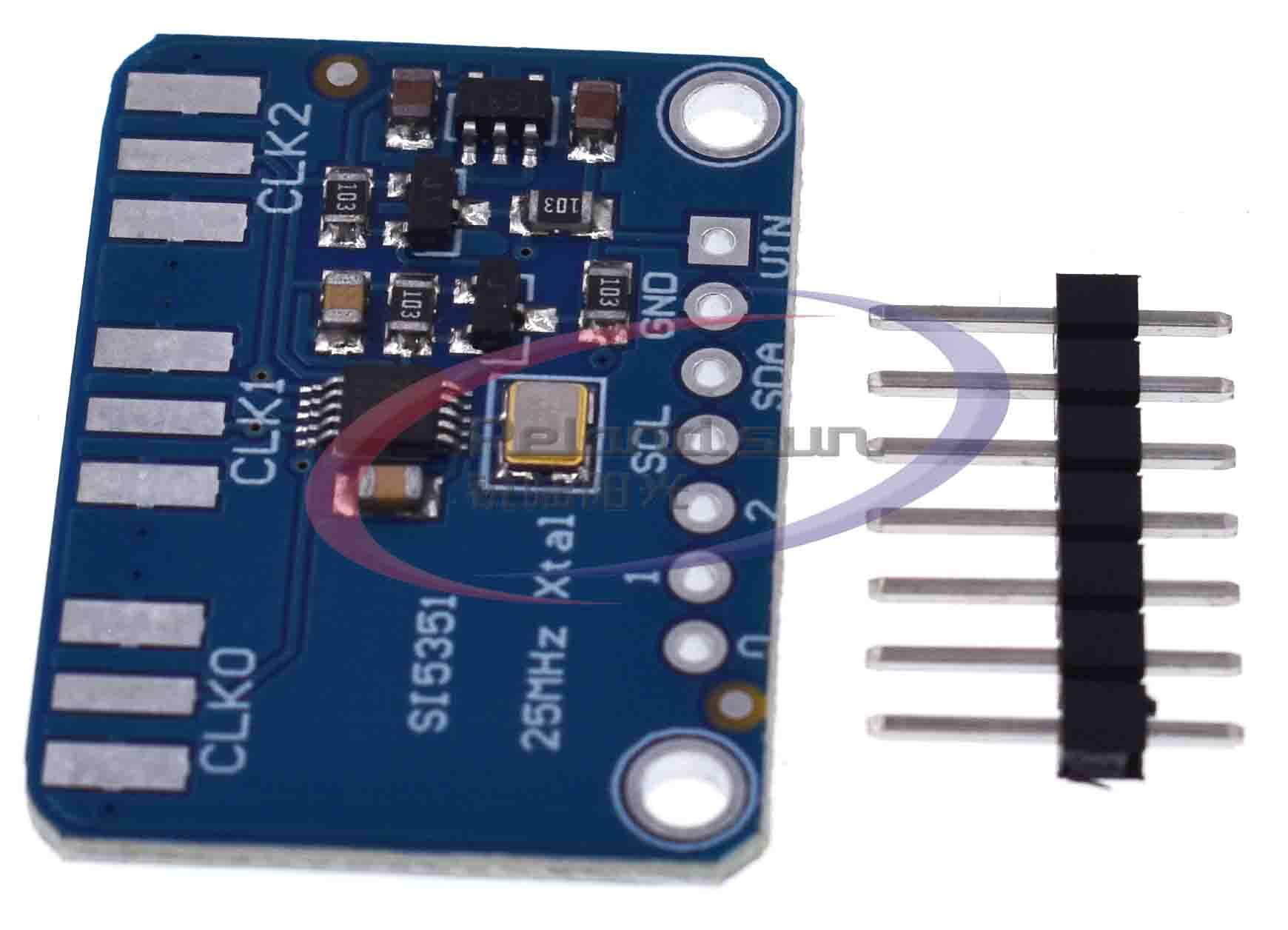 DC 3V-5V 5351 Si5351A Si5351 I2C Clock Generator Breakout Board Module Signal Generator Clock 8KHz-160MHz for Arduino (2)