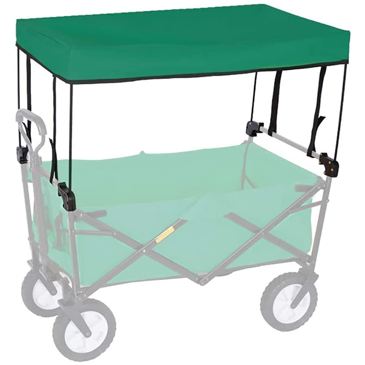 Toldo plegable para carrito – Accesorio de techo portátil para carritos plegables – Protección UV y diseño impermeable para uso en exteriores