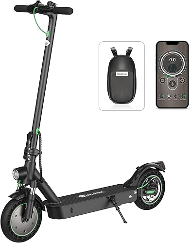 isinwheel Electric Scooter 17 Miles  18 MPHMAX Ver 22 Miles  21 MPH Commuting Electric Scooter 350W MotorMAX Ver 500W 85 10 inch Solid Tires