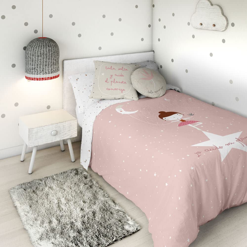 Copripiumino HACIENDO EL INDIO - Per Letto 90cm, 100% Cotone, Con Lenzuolo Inferiore Incorporato - Foto 2