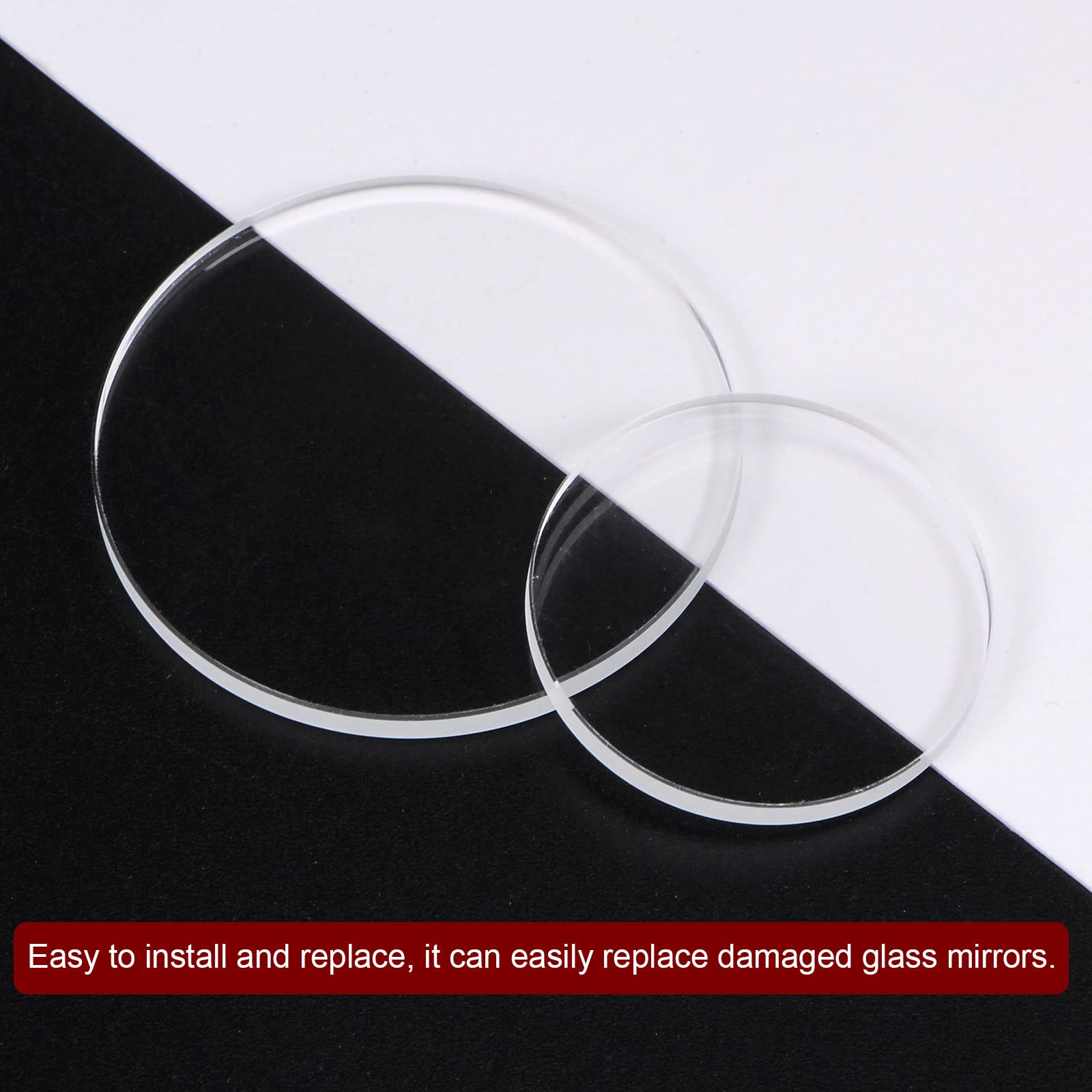 3pcs Verre De Montre Crystal Lentille Bombé 32mm Dia 1.1mm Épais Pour