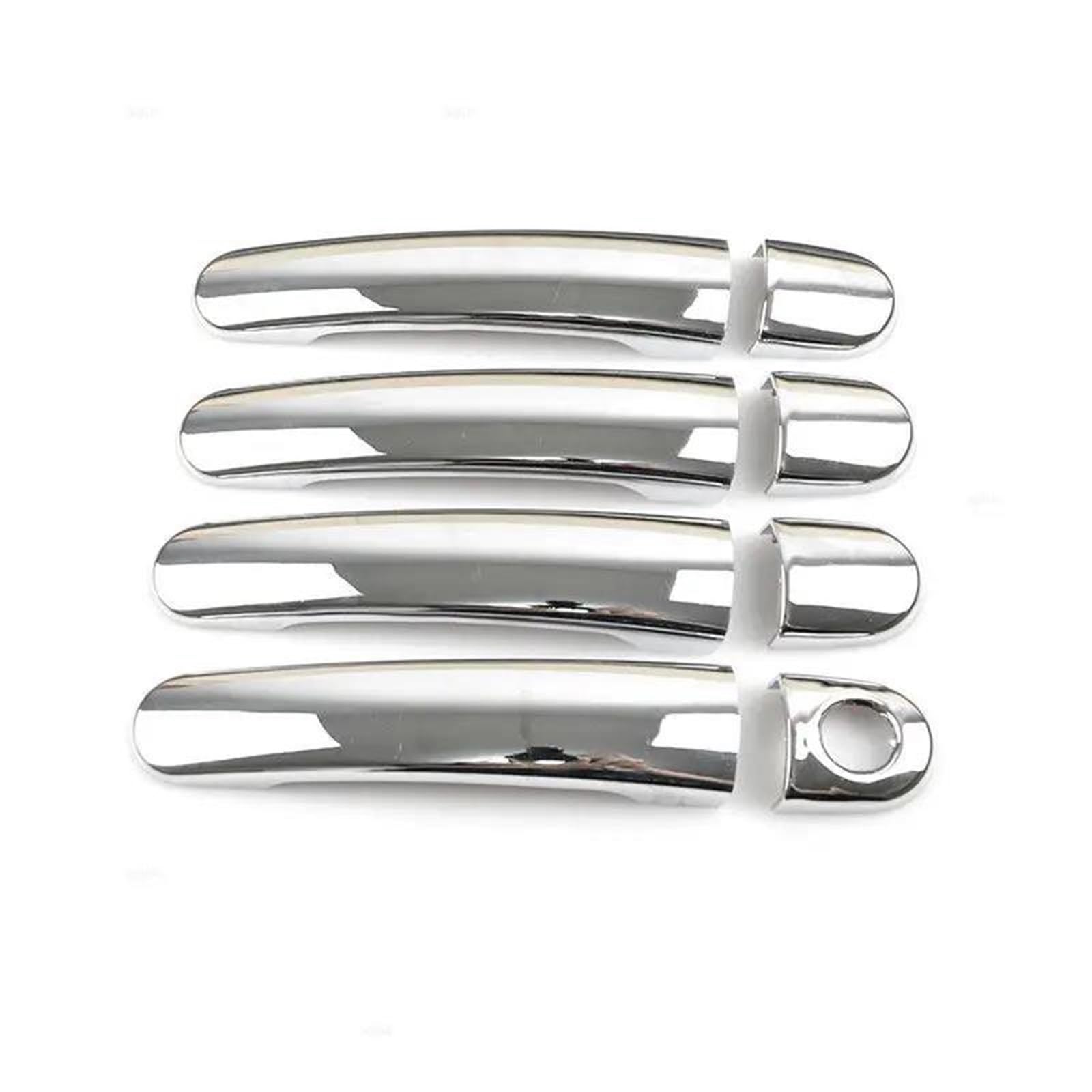 JTWMTY Car Exterior Door Handle Covers Trim for Skoda for Octavia 2001 2002 2003-2007 Protective Film Stickers(Silver 2)