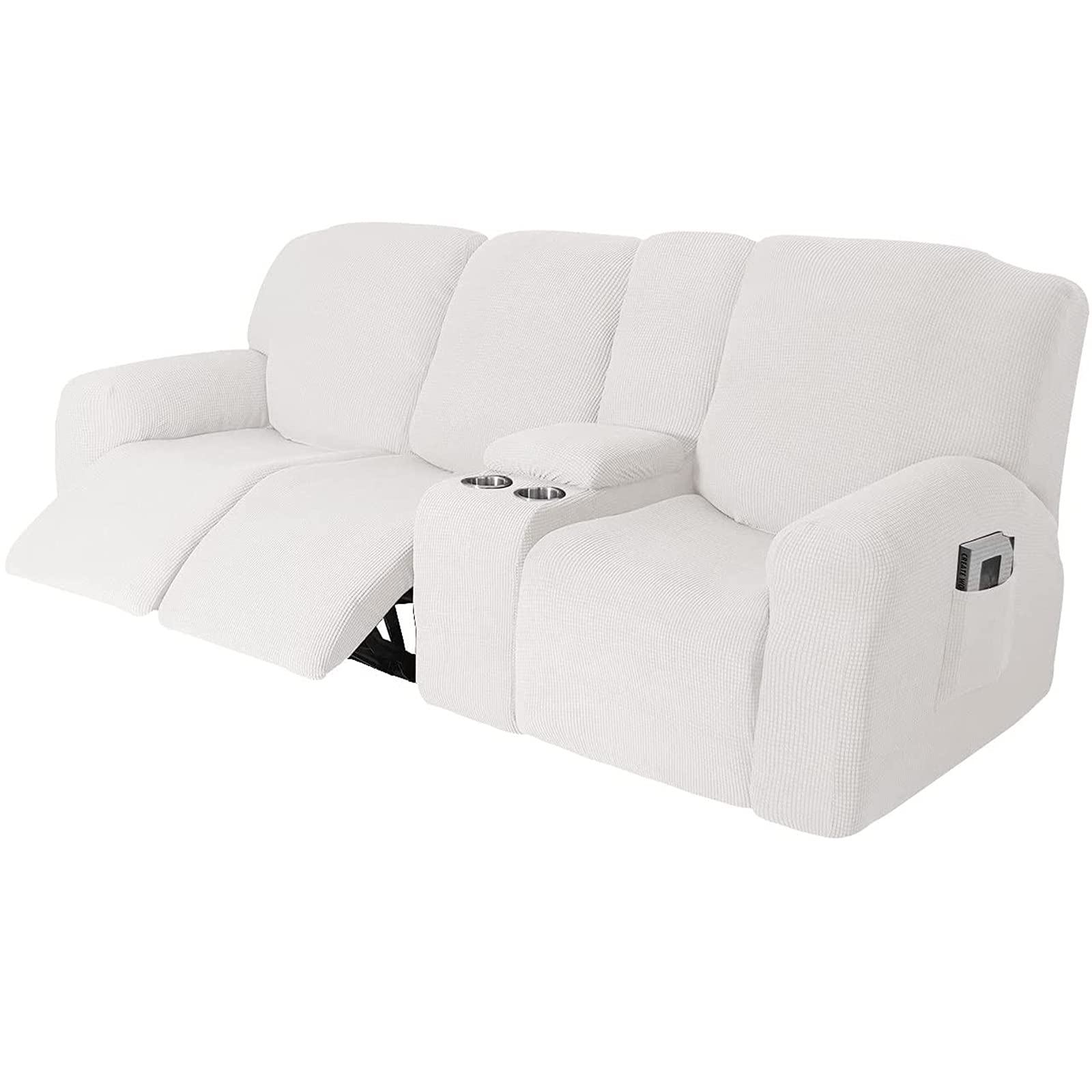 Housse de canapé avec console pour des soirées cinéma réussies et confortables
