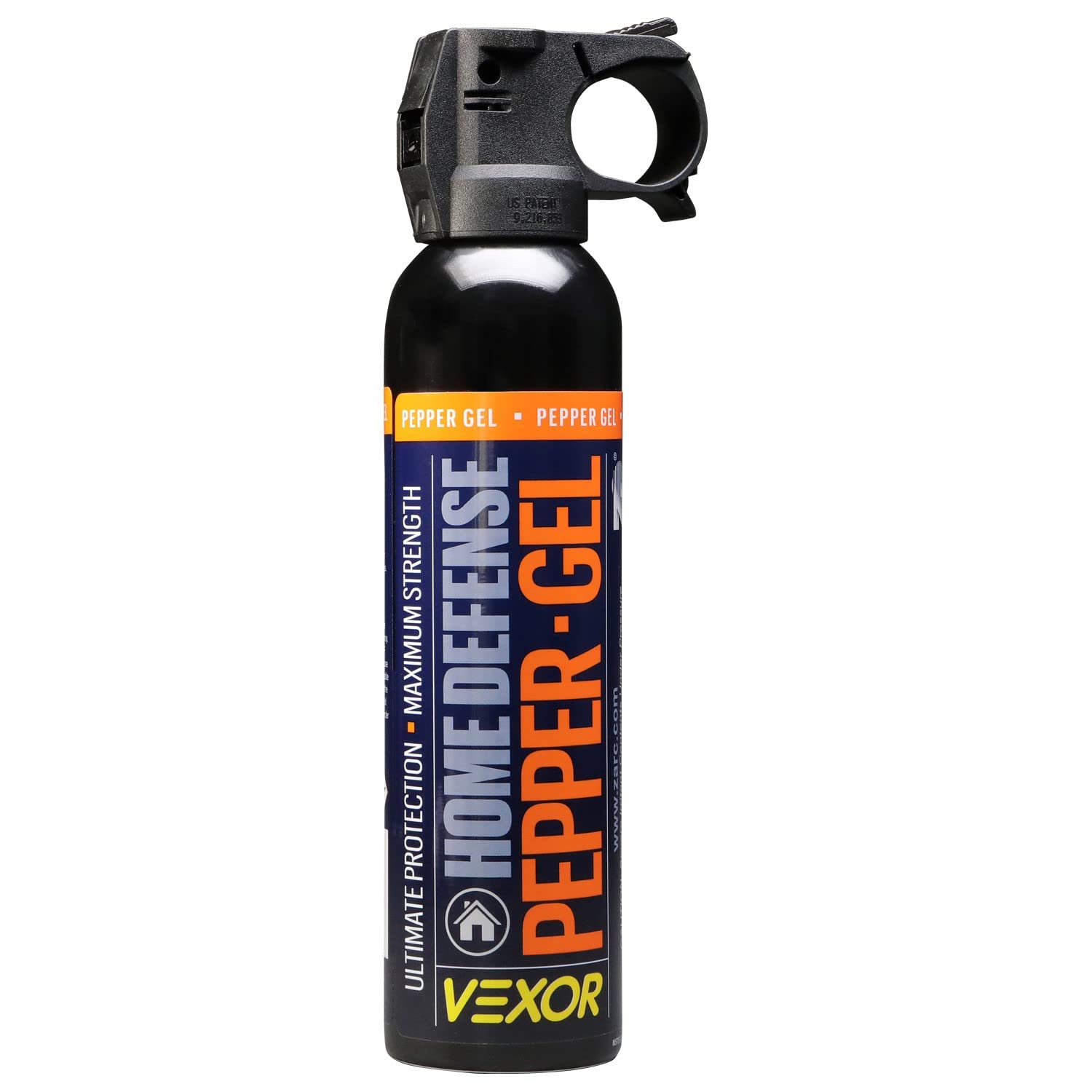 VEXOR Ultra Guard Home Defense Pepper Gel Pepper Spray, Max Strength Police Grade OC Spray for Home Safety with Long-Range Protection - by Zarc International