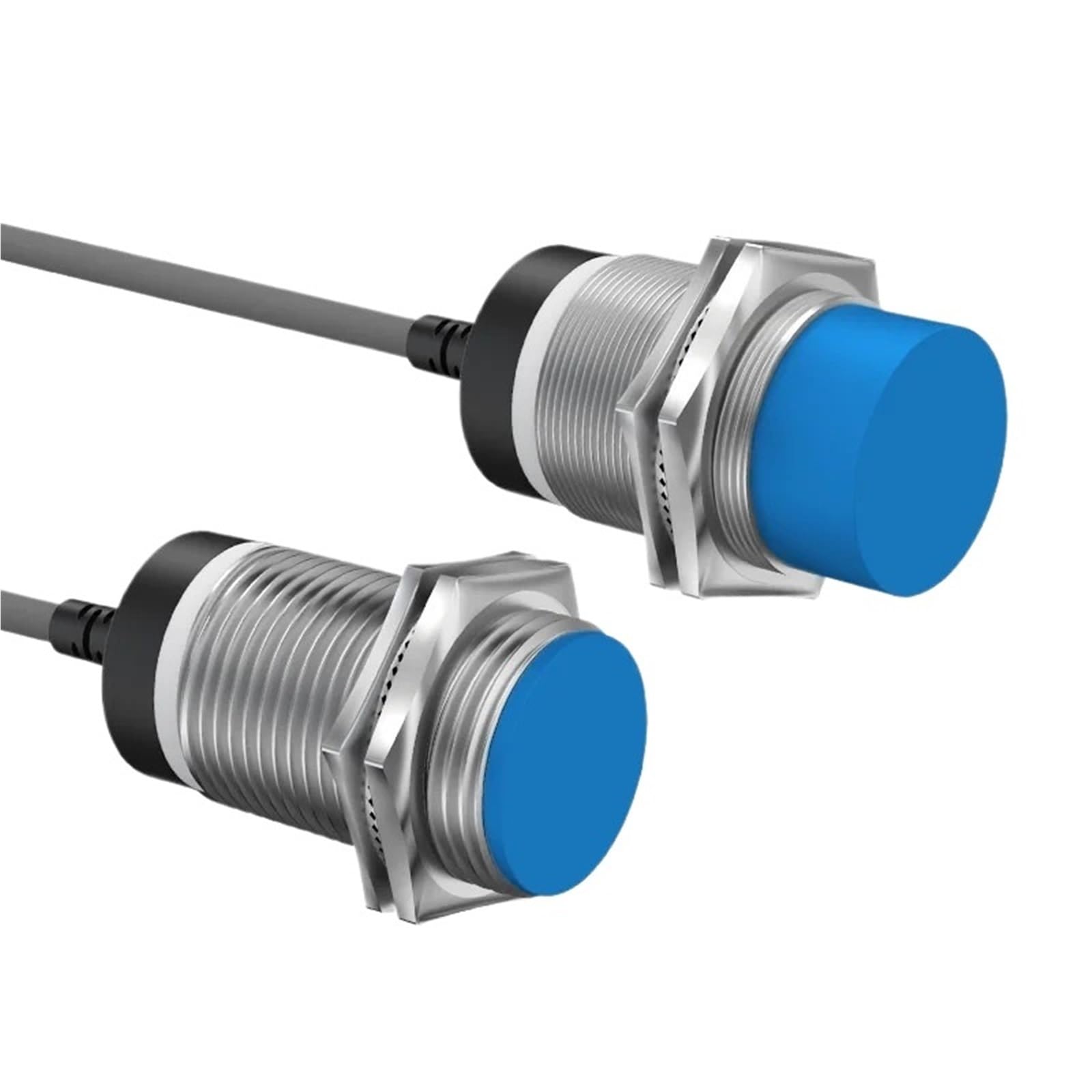 1 szt. Indukcyjny przełącznik zbliżeniowy serii M30 czujnik wykrywający odległość 10 mm spłukiwanie DC 6-36 V NPN PNP z kablem 2 m (DC 3-przewodowy NPN NO)