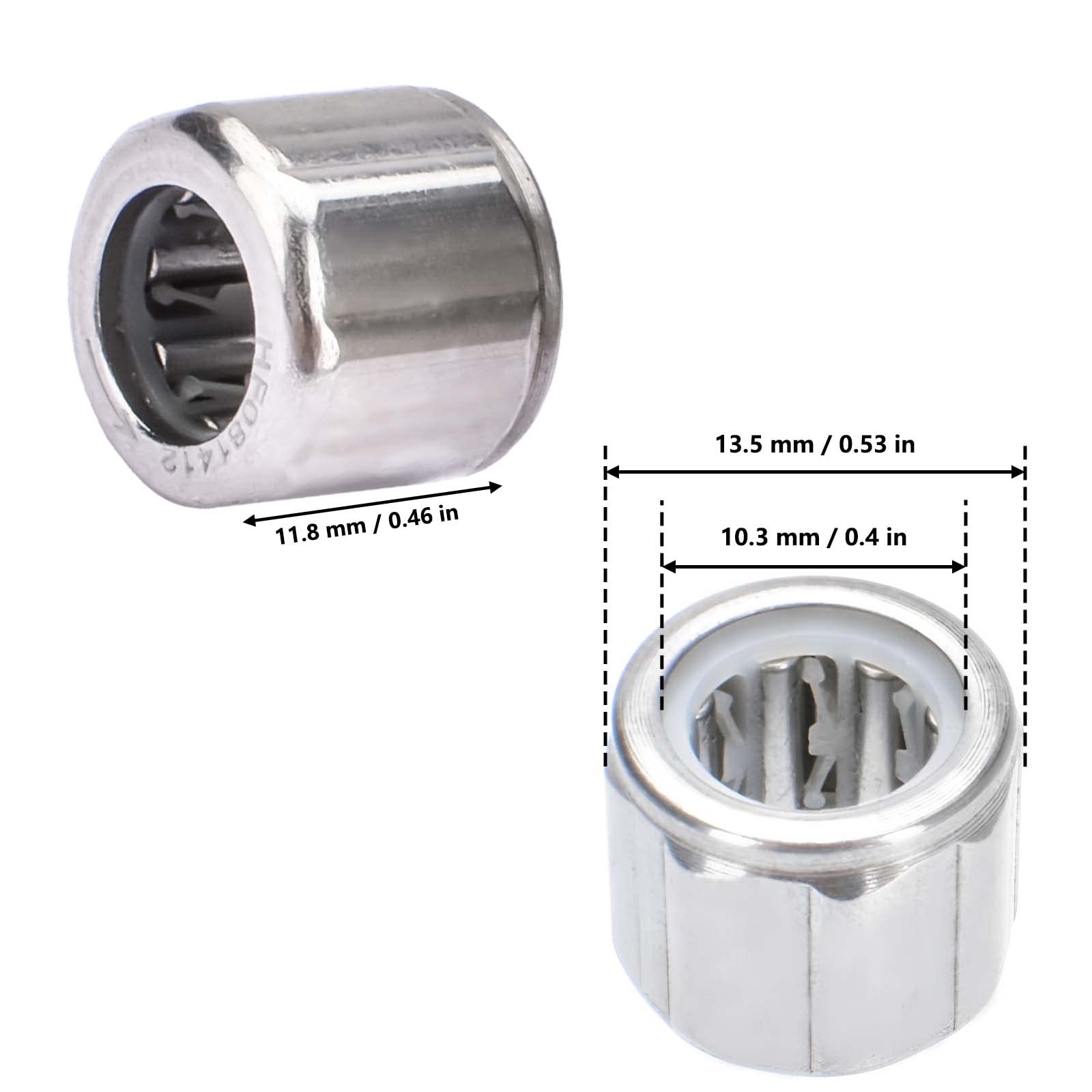 Amazon.co.jp: 6ピース 8mm ニードルローラーベアリング