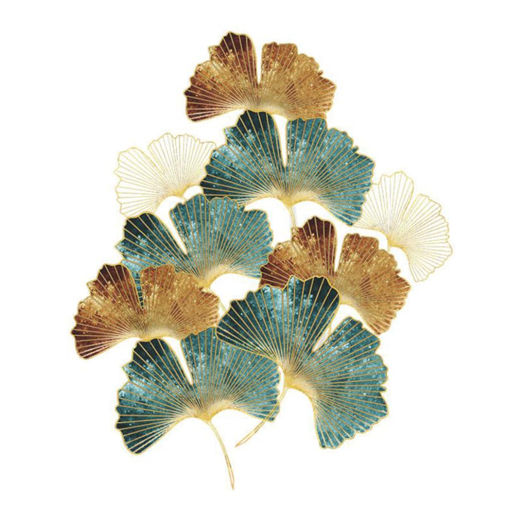 CNAFGBGG Tree Leaves Wall Decal Ginkgo Leaf Wall Stickers Vintage Removable Self Adhesive Wallpaper ..