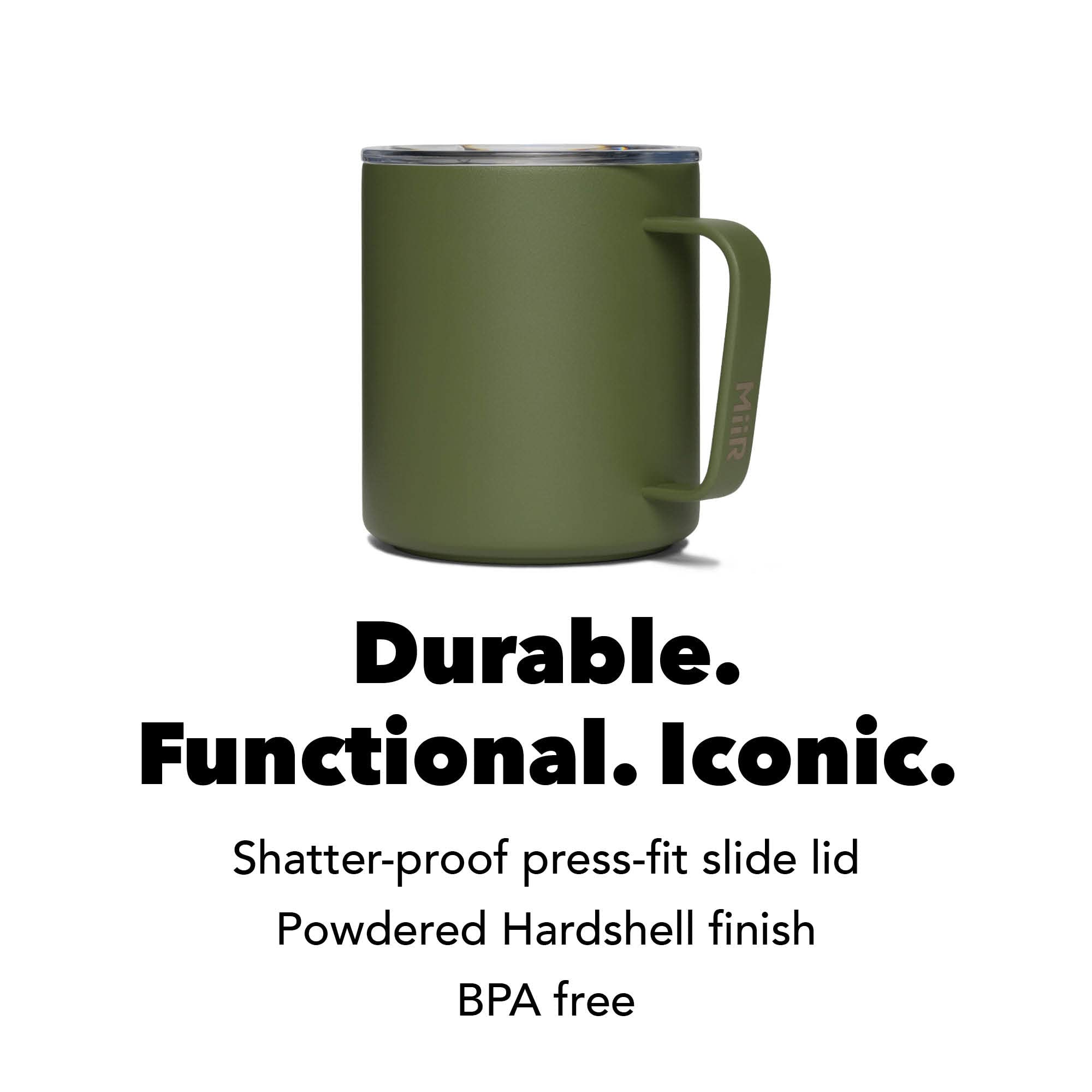 MiiR Camp Cup, 12oz - Double Wall Vacuum Insulated, Stainless