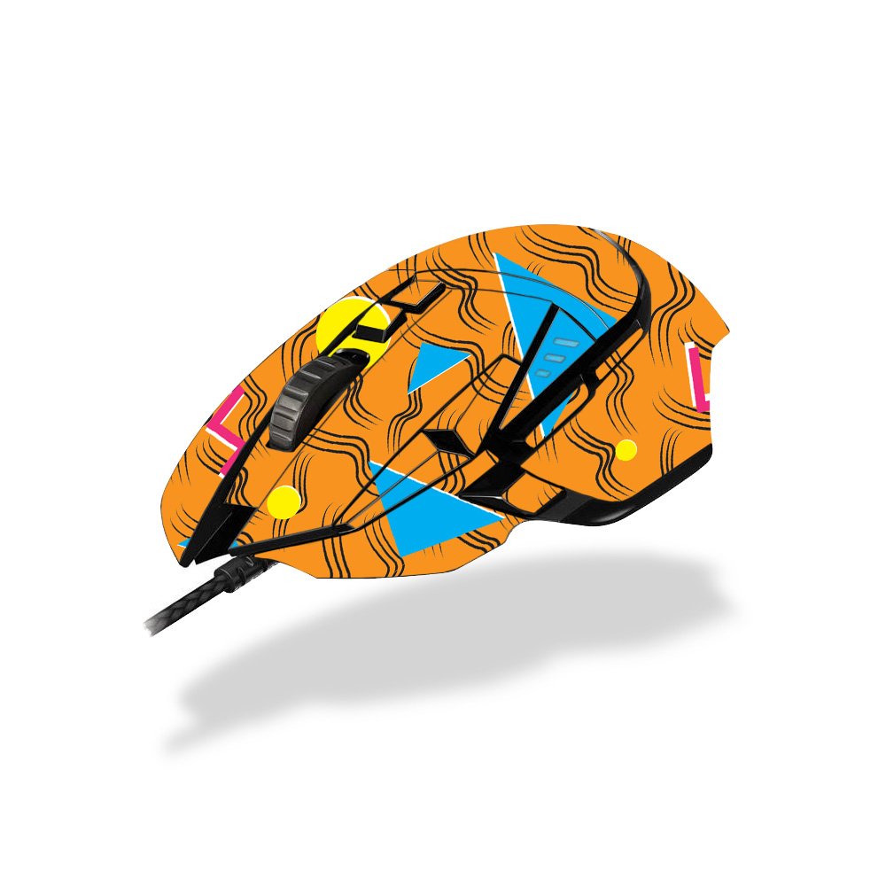 MightySkins Skin Compatible with Logitech G502 Proteus Spectrum Gaming Mouse - 90s Tiger | Protective, Durable, and Unique Vinyl wrap Cover | Easy to Apply, Remove | Made in The USA