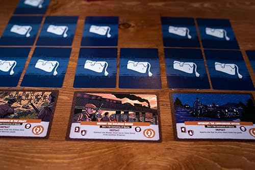 Miniatura 7 de 25th Century Games Resist!, Solo Solo Histórico Juego de Estrategia de Cartas Temáticas de Guerra