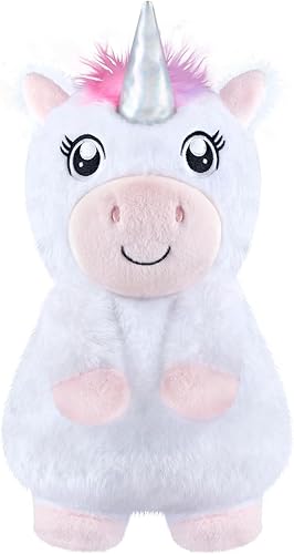 Vista 89 de Highland Cow Almohadillas térmicas para microondas para vientre, cuello y hombros, felpa calentable con calor húmedo, funda de felpa extraíble