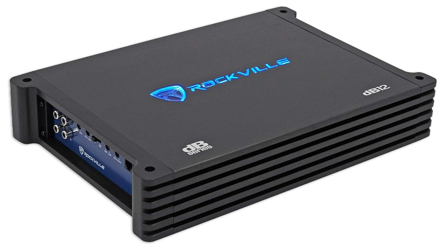 Rockville Car Audio Bundle: dB12 2000-Watt Peak/ 500-Watt RMS Mono Car Amplifier, RWK41 4-Gauge Complete Amp Installation Kit, 2-Items