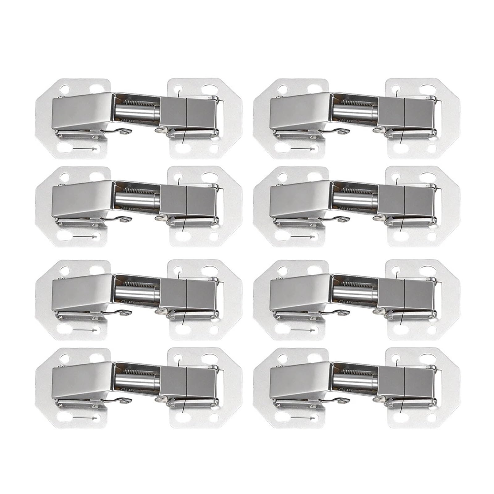 Chtkagv 8 Pcs 8/10Pcs Cabinet Hinges Galvanized Iron 90 Degree