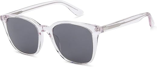 John Jacobs Full Rim Square | Polarized and 100% UV Protected | For Men & Women | Large | JJ S14672