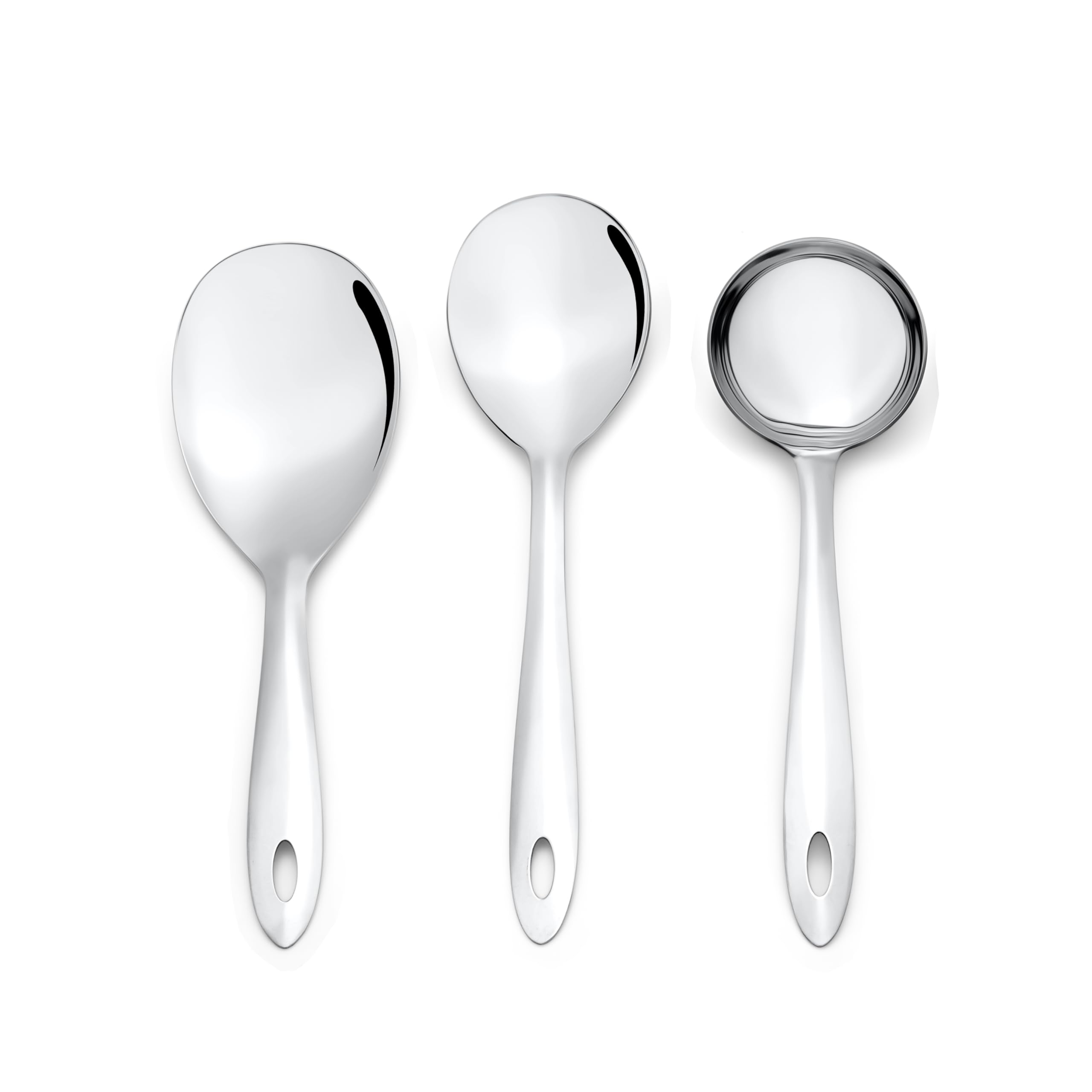 Montavo Stainless Steel Serving Utensil Set - 3 Piece -9