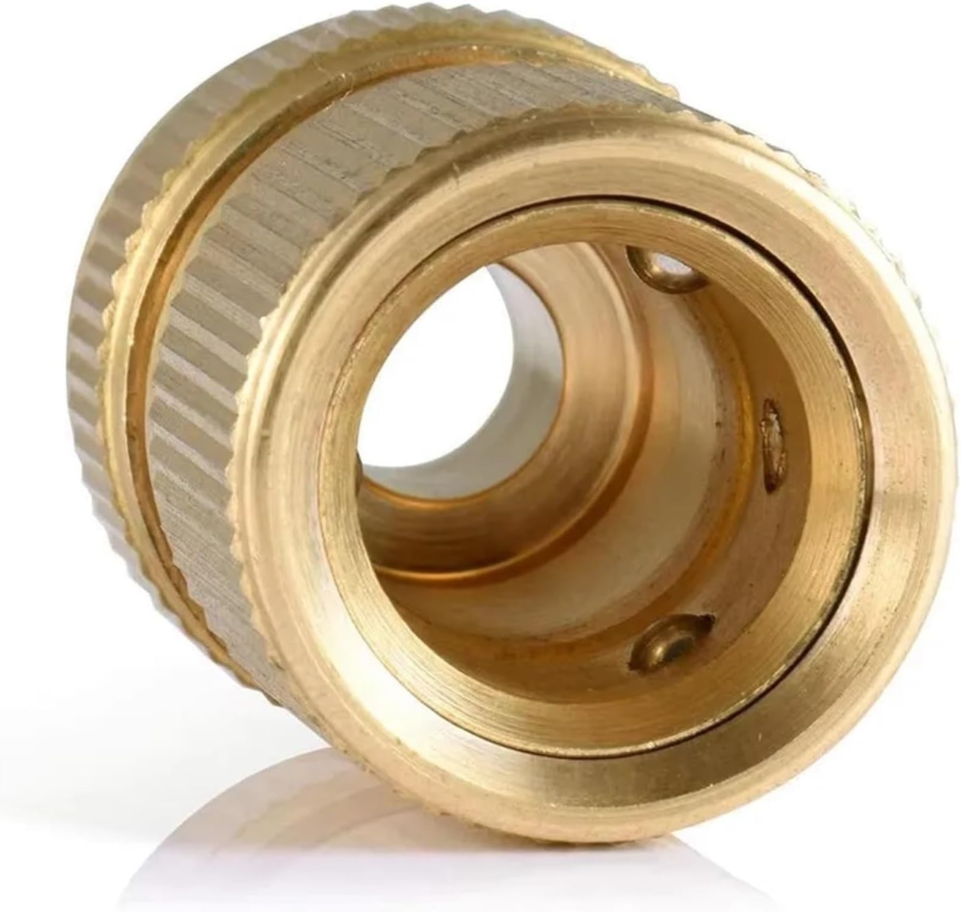Connettore for tubo in ottone raccordo rapido da 1/2" for irrigazione del giardino, della casa e del lavaggio dell'auto - Confezione da 1(2 PCS)