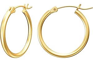 Dainty Gold Hoops Earrings for Women: Timeless Elegance for Everyday Glamour