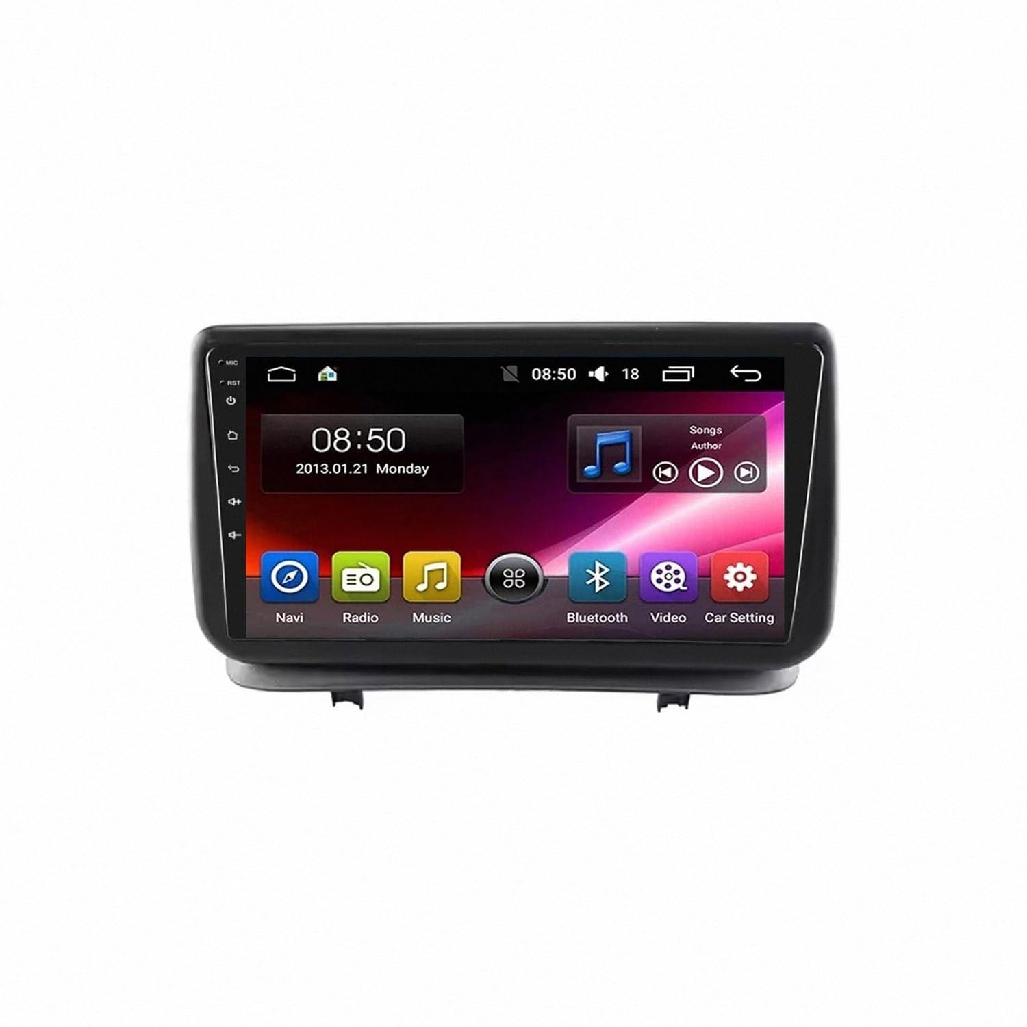 Radio coche 2 DIN Bluetooth para Renault Clio 3 2006-2019 con Mirror Link USB 8