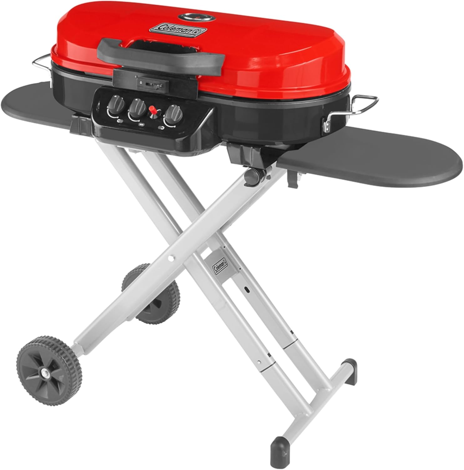 Coleman RoadTrip 285 Portable Stand-Up Propane Grill with 3 Adjustable Burners
