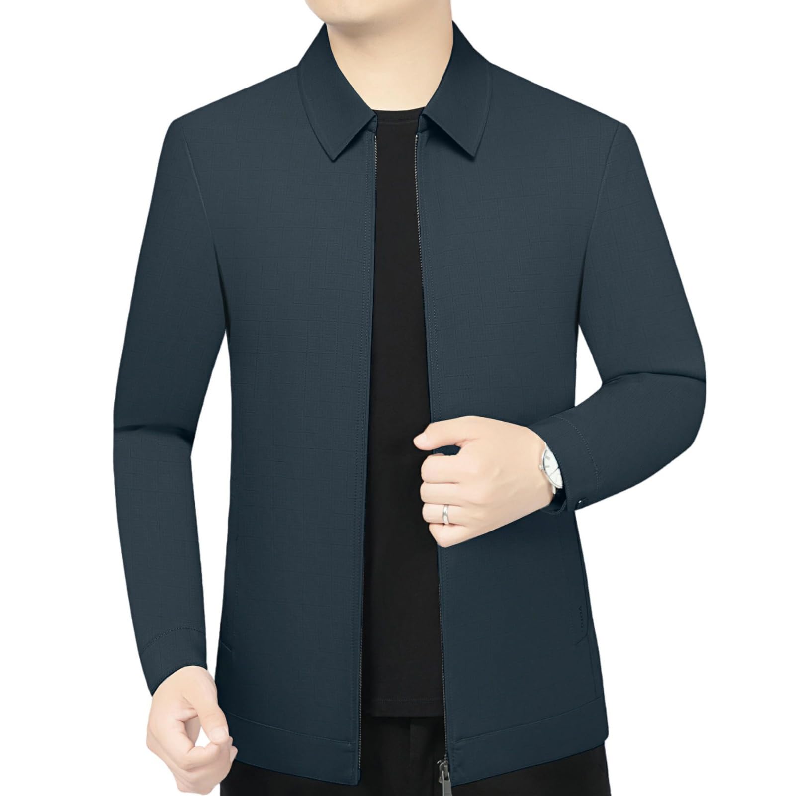 Giacca da uomo primavera autunno colletto alto medievale classico confortevole casual