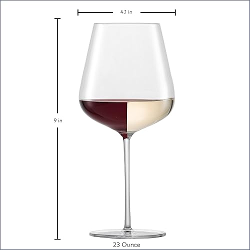 Miniatura 6 de Zwiesel Glas Vervino - Juego de 6 copas de vino para vino tinto, blanco y espumoso, vasos de cristal Tritan aptos para lavavajillas, fabricados en