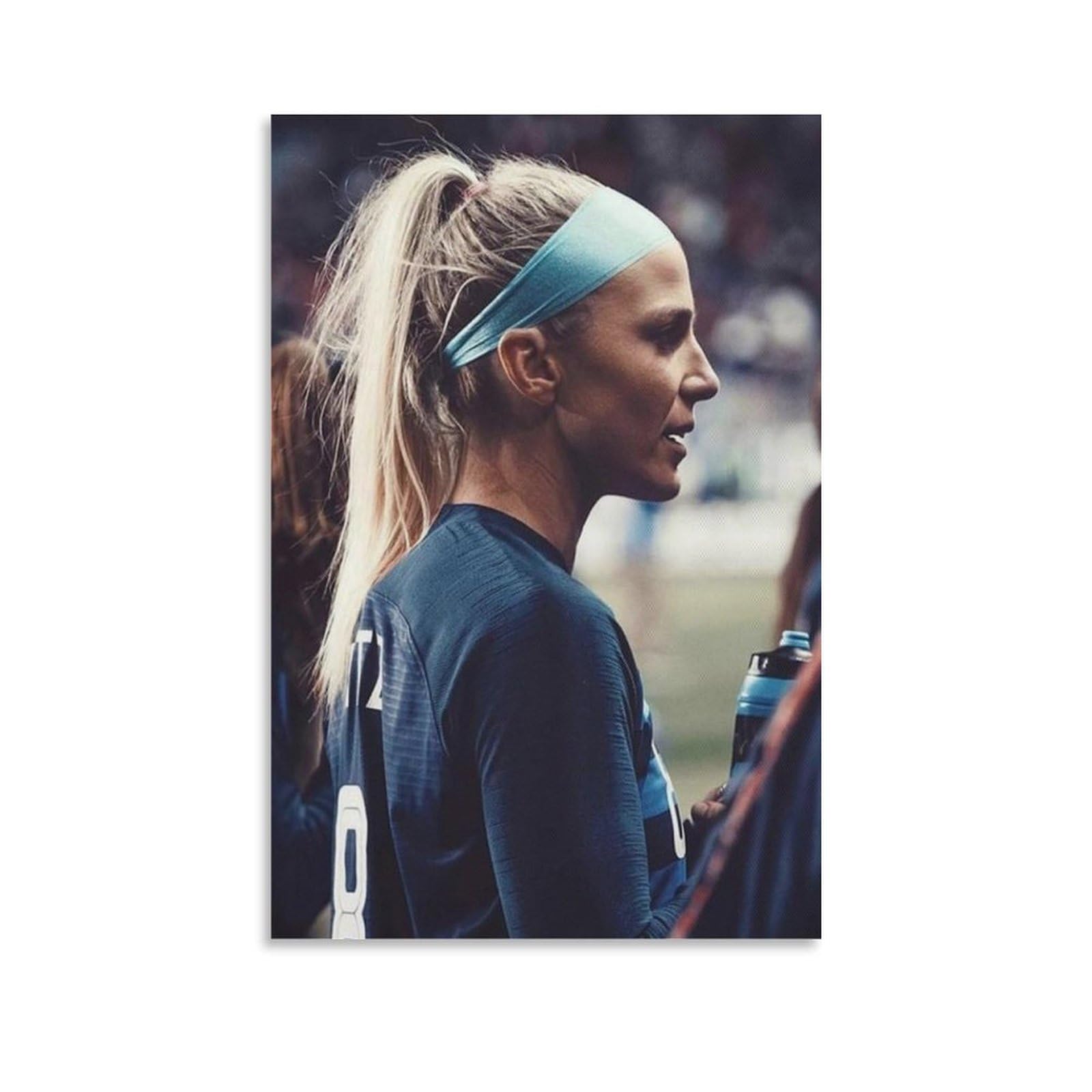 Asuiu Unframe-Style Julie Ertz Canvas Poster Canvas Poster Wall Art Picture Prints Hanging Photo Decor Home Posters Artworks 12X18inch(30X45cm)