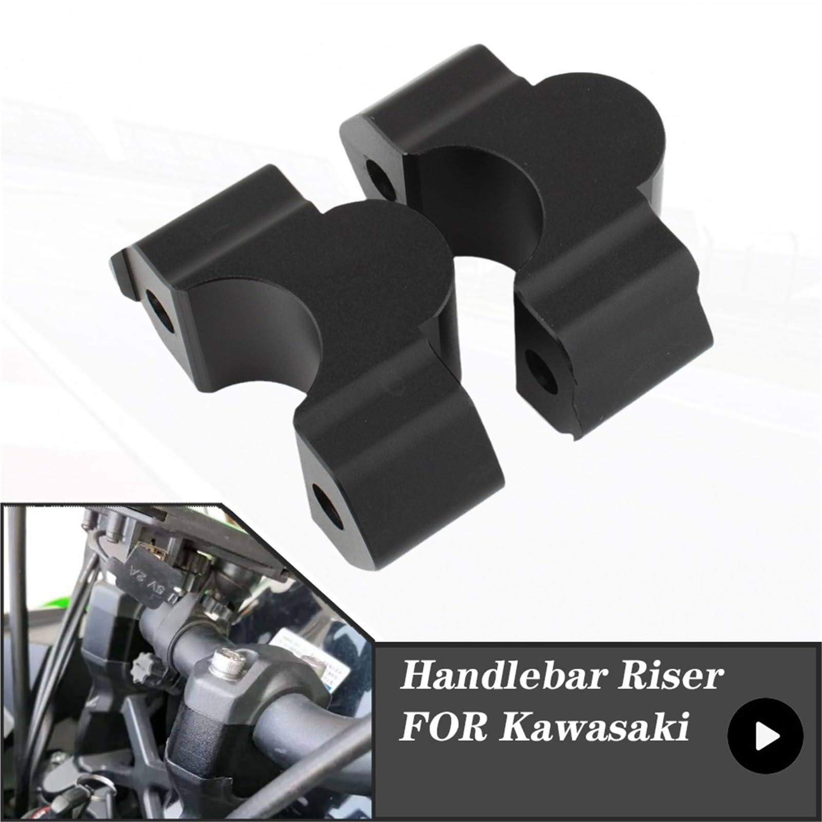Podwyższenie kierownicy Pasuje do Kawasaki Versys 1000 2015 2016 2017-2021 Akcesoria motocyklowe Zestaw wsporników podnoszenia kierownicy