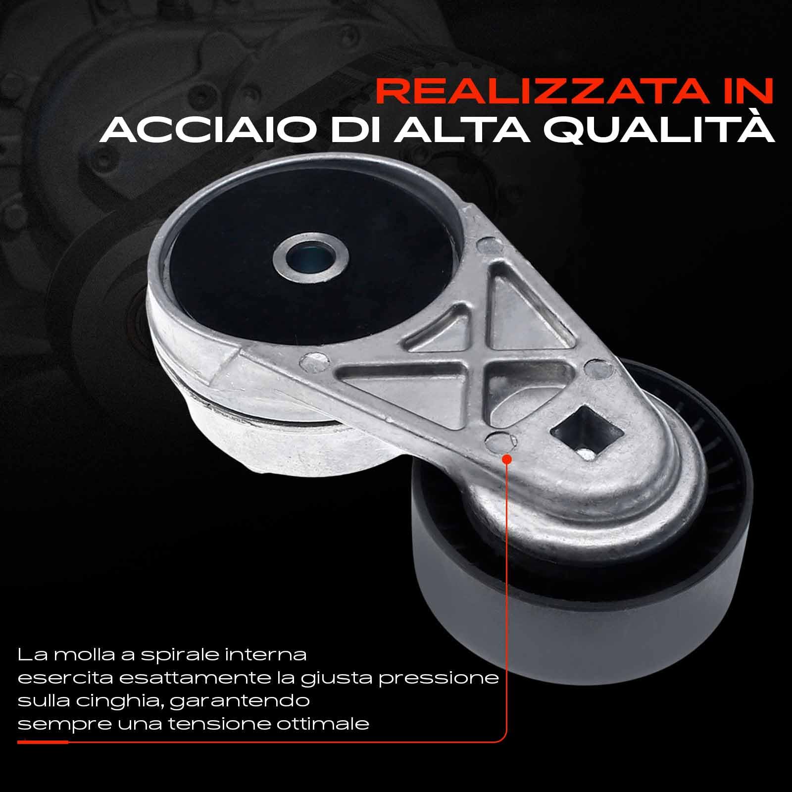 Frankberg Puleggia Guida a Rulli Benzina Compatibile con 300 C LE LX 2.7L Grand Cherokee IV WK WK2 6.4L 300 C Touring LE LX 3.5L 300 C LE LX 3.5L Grand Voyager V RT 3.8L Replace# 04861528AC